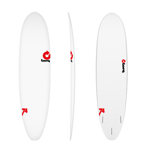 [TQ-A-RT-0704] Torq - V+ Funboard 7'4 - TET - Rental - White 