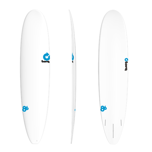 [TQ-A-RT-0806] Torq - Longboard 8'6 - TET - Rental - White 