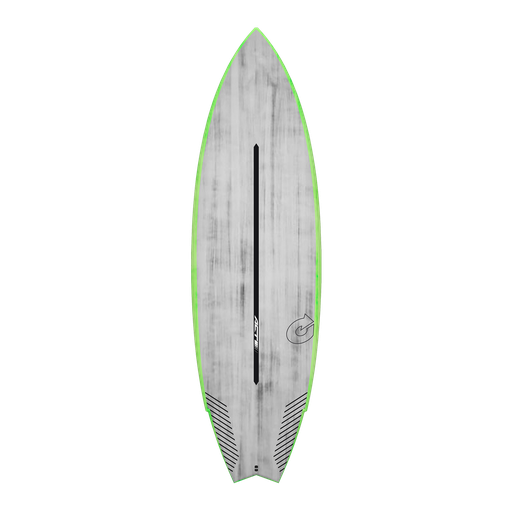 [TQ-ACT-GK-0510-C] Torq - Go-Kart 5'10 - ACT - Brushed Gray + Green Rails