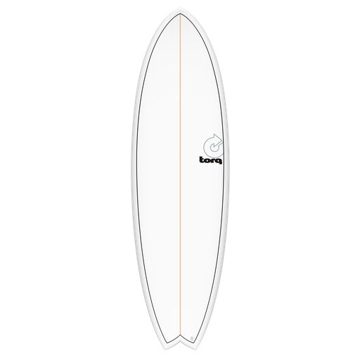 [TQ-B-P-0511] Torq - ModFish 5'11 - TET - White + Pinline 