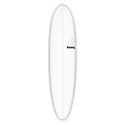 [TQ-B-P-0708] Torq - V+ Funboard 7'8 - TET - White + Pinline 