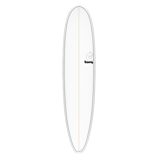 [TQ-B-P-0806] Torq - Longboard 8'6 - TET - White + Pinline 