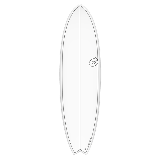 [TQ-E-CS-0603] Torq - ModFish 6'3 - TET - White + Carbon Strip 