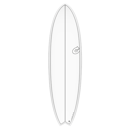 [TQ-E-CS-0603] torq TET 6´3 - Fish - White + Carbon Strip 