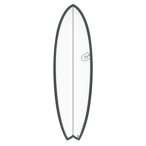 [TQ-E-CS-RS-0511] torq TET 5´11 - Fish - White + Carbon Strip + Graphite Rails