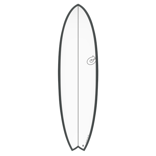 [TQ-E-CS-RS-0603] Torq - ModFish 6'3 - TET - White + Carbon Strip + Graphite Rails