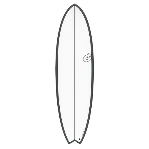 [TQ-E-CS-RS-0603] torq TET 6´3 - Fish - White + Carbon Strip + Graphite Rails