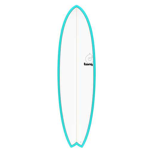 [TQ-F-PC-0610] Torq - ModFish 6'10 - TET - Miami Blue + Pinline 