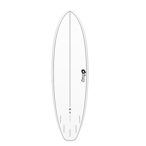 [TQ-HD-BB-0610] Torq - Bigboy 23 6'10 - TEC-HD - White + Pinline