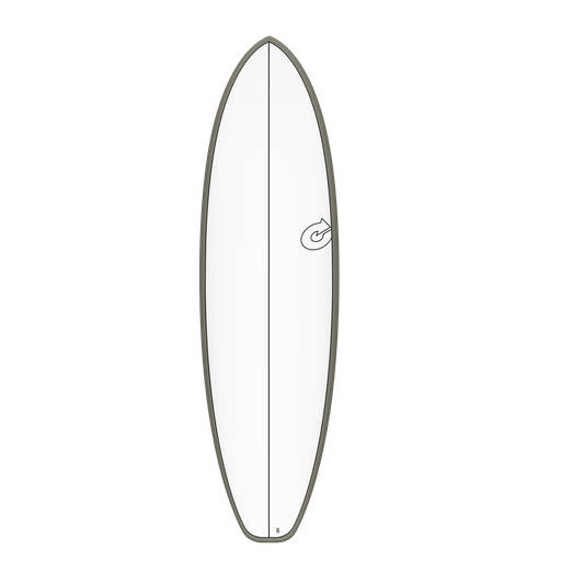 [TQ-HD-BB-0610-R] Torq - Bigboy 23 6'10 - TEC-HD - Graphite/Green Rails + Pinline
