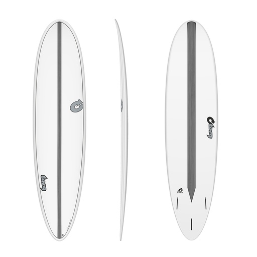 [TQ-C-CS-0706] Torq - ModFun 7'6 - TET - White + Carbon strip