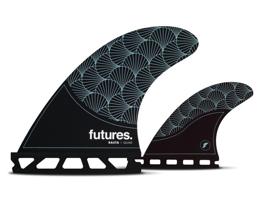 [1526-171-40] Futures - Rasta Quad (M) - Honeycomb - Black/Teal