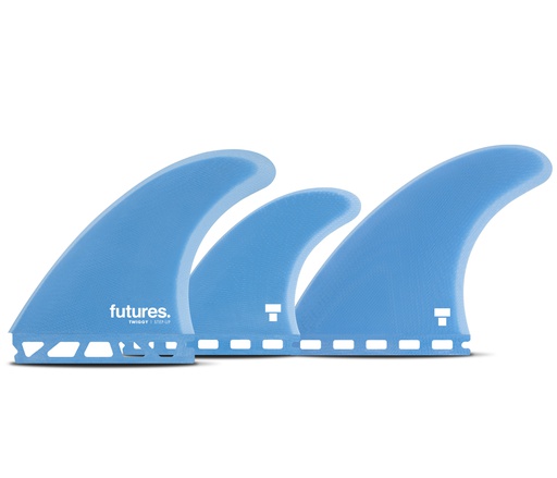 [1217-266-50] Futures - Twiggy Step Up 5-Fin (L) - Fiberglass - Royal Blue