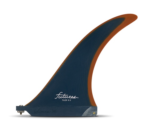 [8014-267-12] Futures - Tiller 8" (M) - Fiberglass - Cobalt/Patina