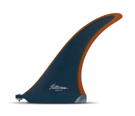 [8015-267-12] Futures - Tiller 9" (L) - Fiberglass - Cobalt/Patina