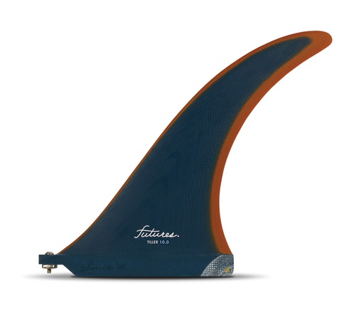[8016-267-12] Futures - Tiller 10" (L) - Fiberglass - Cobalt/Patina