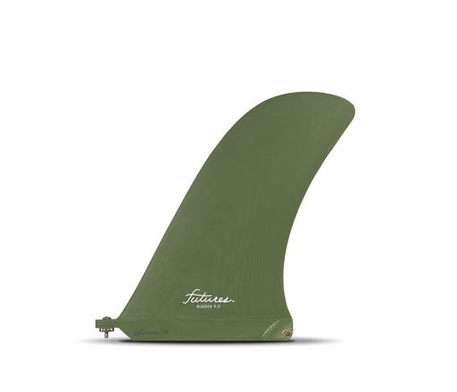 [8024-271-12] Futures - Rudder 9" (XL) - Fiberglass - Hunter Green