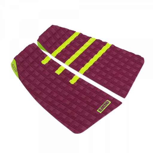 [48700-7083 - red]  ION - Stripe Surfboard Pad - 2 Pieces - Red