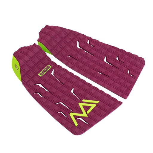 [48700-7085 - red]  ION - Maiden Surfboard Pad - 2 Pieces - Red
