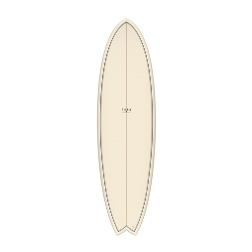 [TQ-B-CC-0606] Torq - ModFish 6'6 - TET - cream + pattern