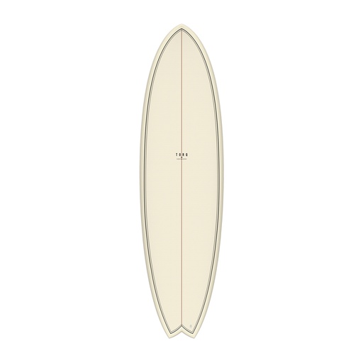 [TQ-B-CC-0610] Torq - ModFish 6'10 - TET - cream + pattern