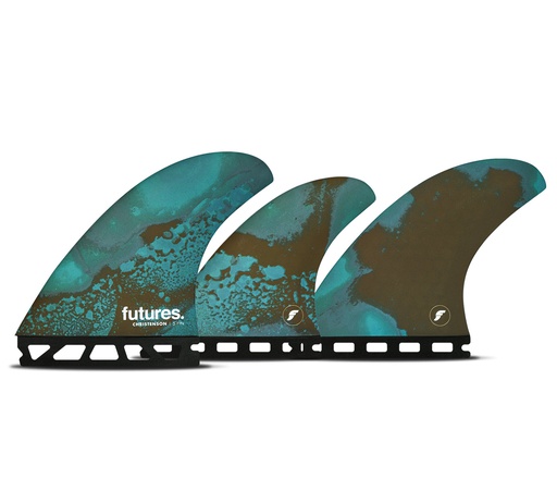 [1079-192-50] Futures - Christenson 5-Fin (M) - Honeycomb - Blue/Brown