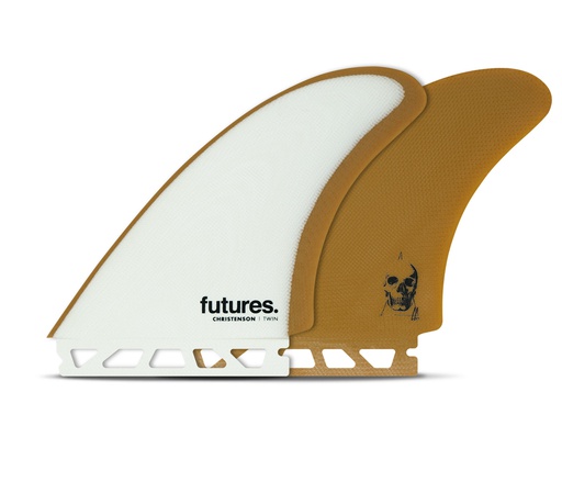 [1086-282-20] Futures - Christenson Twin - Fiberglass - White/Brown